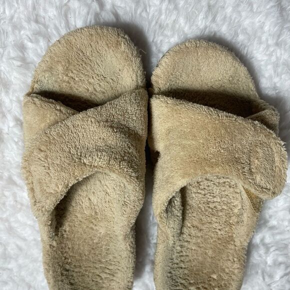Vionic Relax Slippers terry cloth rubber soles with arch support size 7 - Picture 6 of 9
